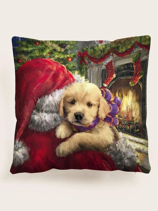 Santa Cuddles Christmas Cushion