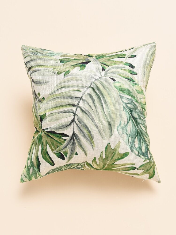 Tropical Palm Leaf Heavy Patio Cushion