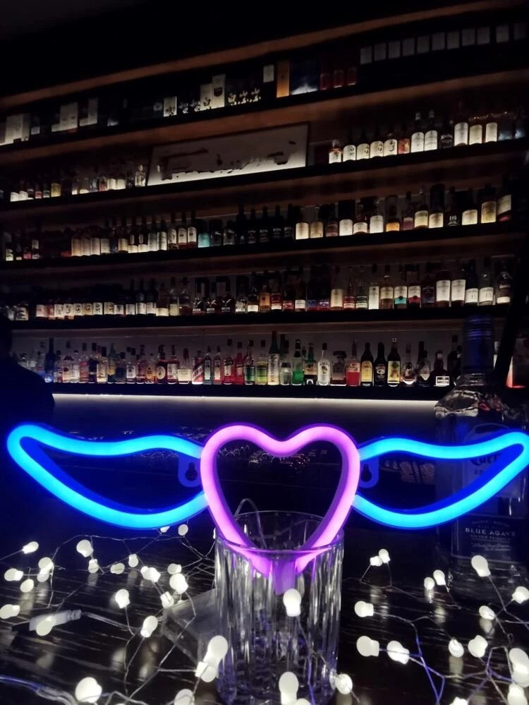 Neon Winged Heart