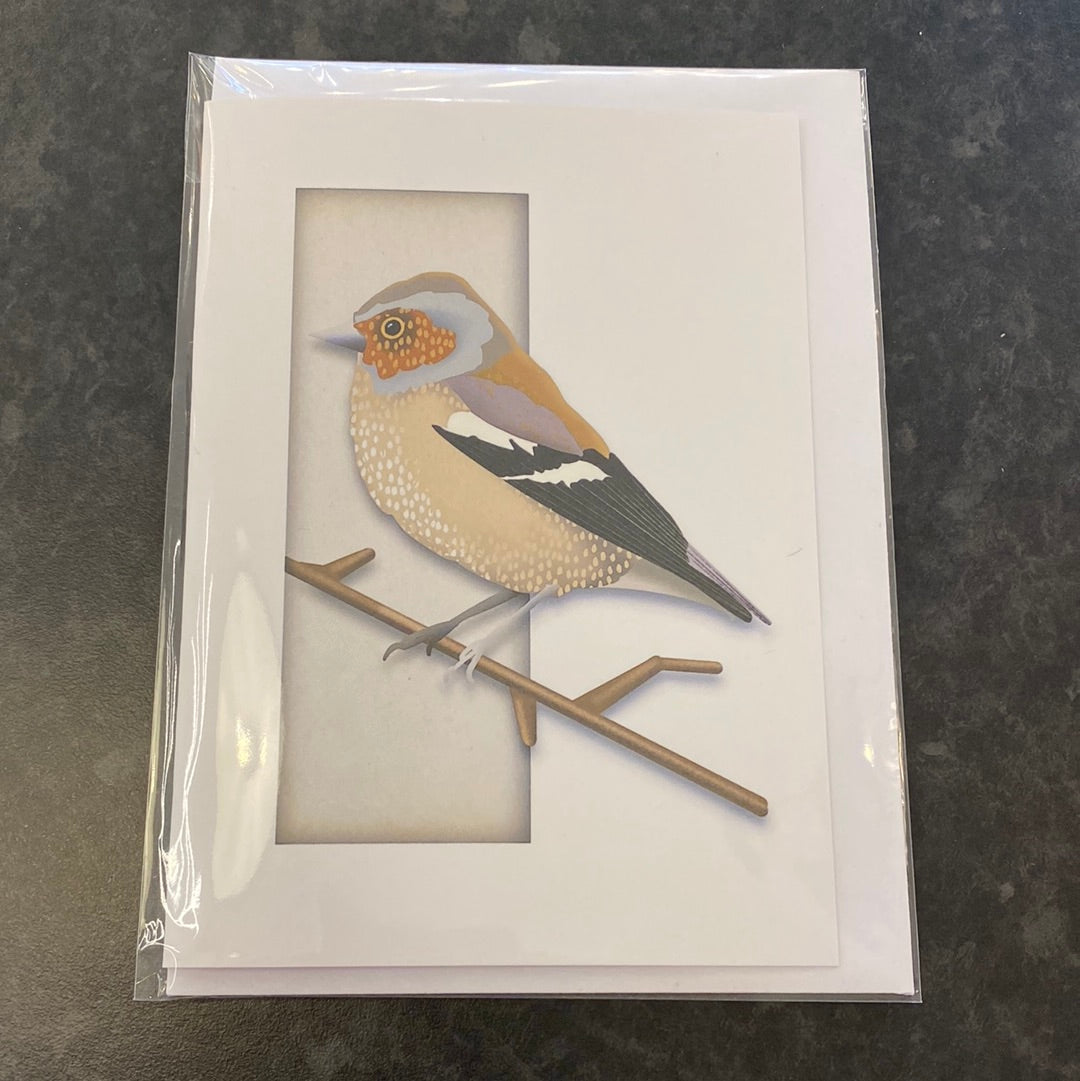 Mid Century Birds Card by DP Art - 4 Designs