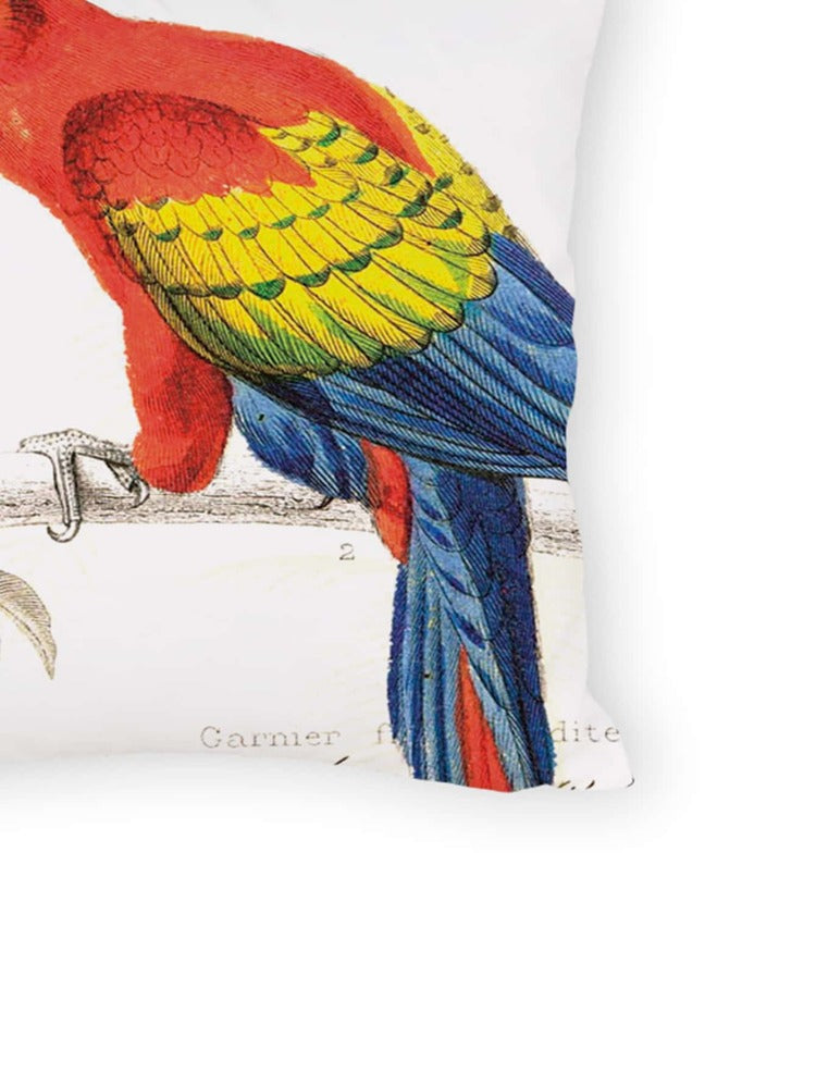 Tropical Parrot Couch Cushion