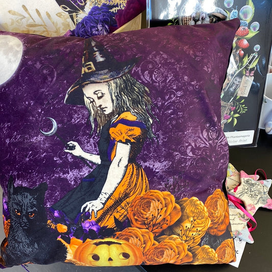 Alice Halloween Cushion