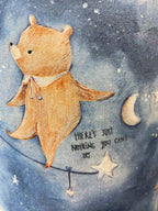 Hand Crafted Drum Table Lamp - Reach for the stars