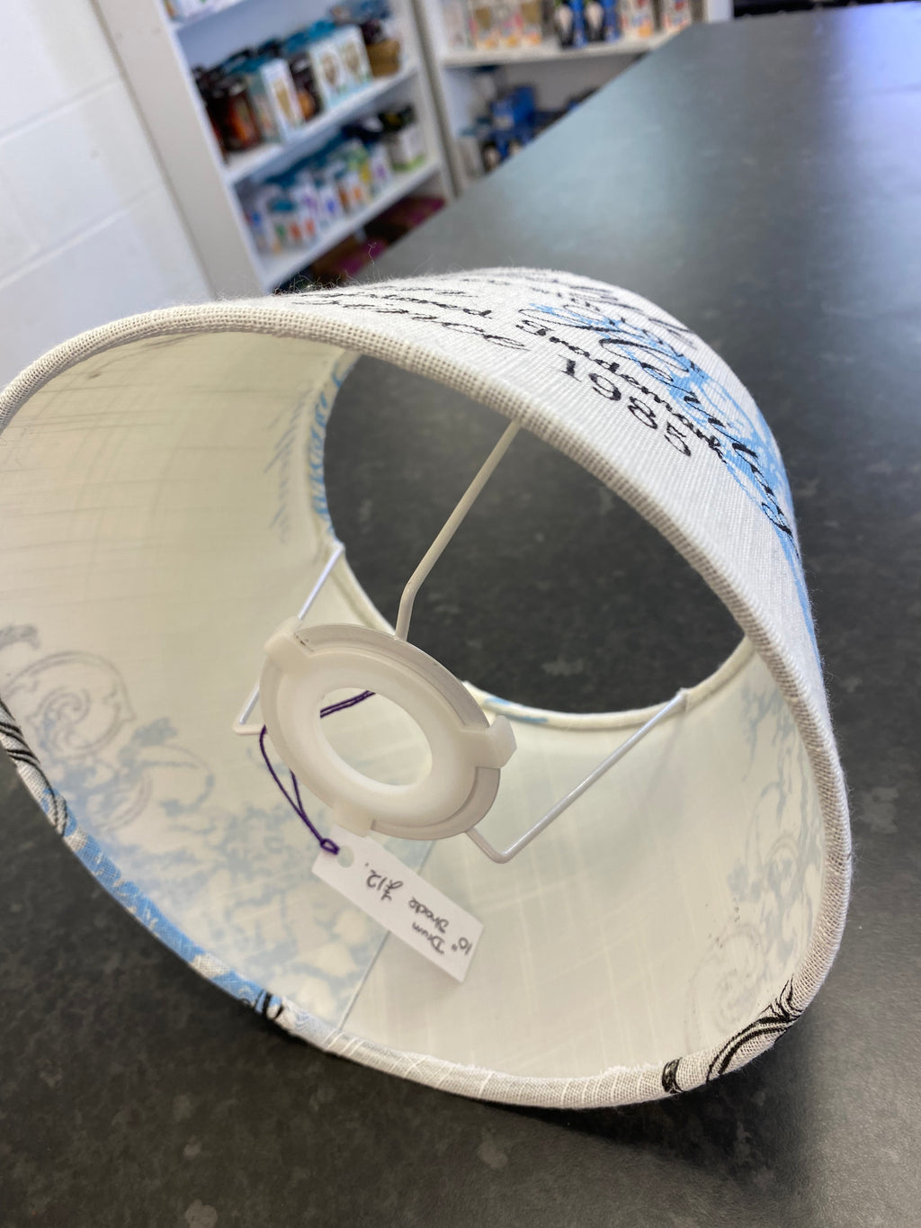 Small 8 inch Shabby Chic Empire Lampshade for Table Lamps