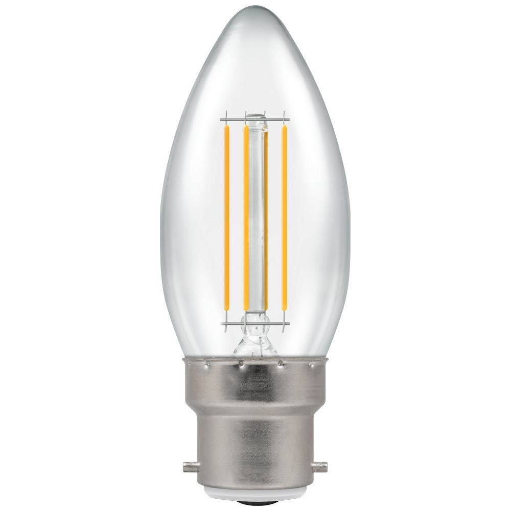 Dimmable Filament LED Candle Bulb - 4w (40w)