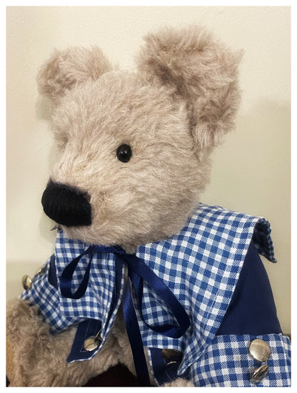 William Traditional Style Dressed Mohair Bear