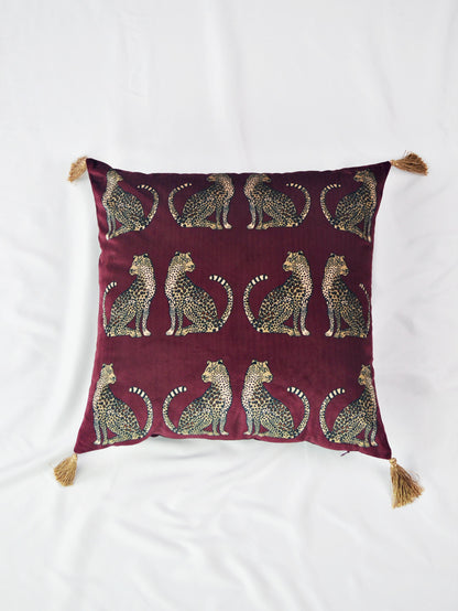 Egyptian Style Leopard Couch Cushion