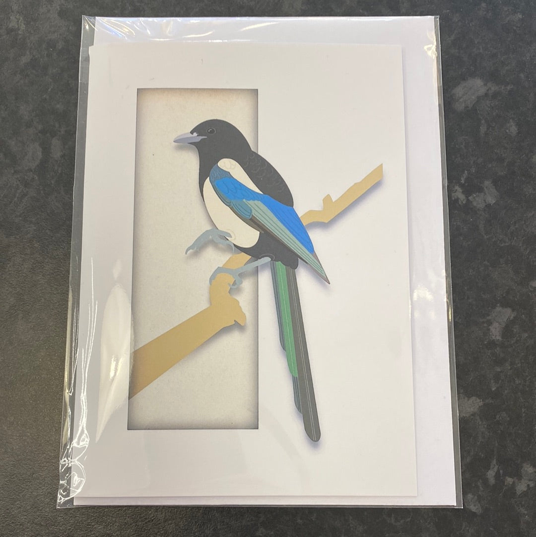 Mid Century Birds Card by DP Art - 4 Designs