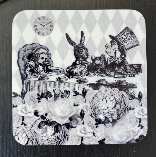 Alice in Wonderland Coaster - Greyscale Collection