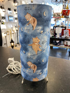 Hand Crafted Drum Table Lamp - Reach for the stars