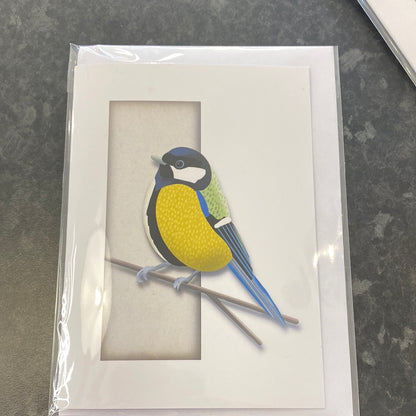 Mid Century Birds Card by DP Art - 4 Designs