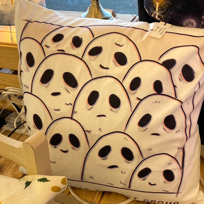 Lonely Ghosts Halloween Cushion