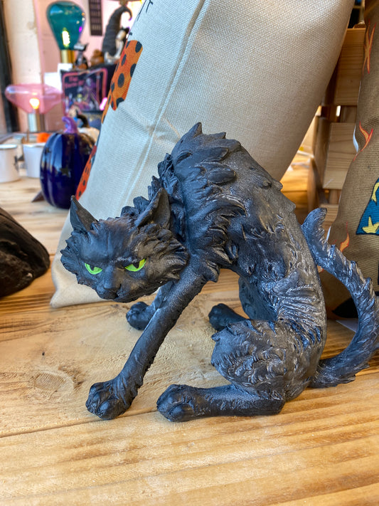 Halloween Cat Sculpture