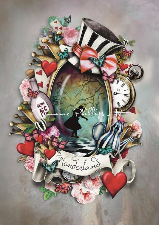 The Florilegium of Alice Signed Limited Print by DP Art