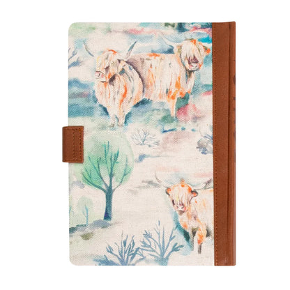 Fabric Covered Country Notepad
