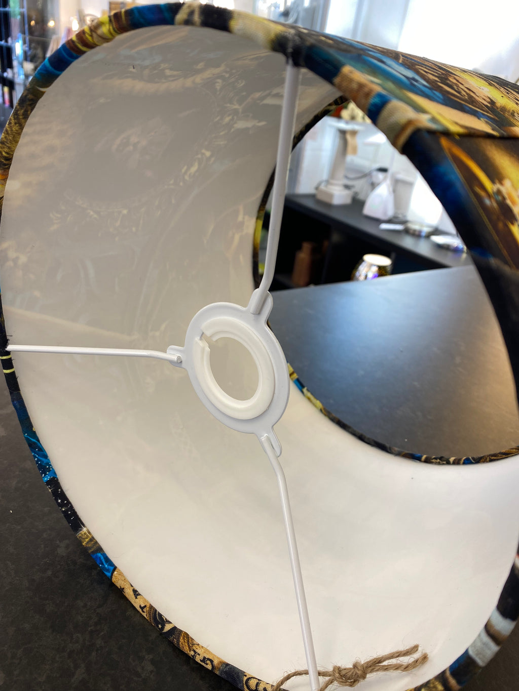 Hand Crafted Drum Table Lampshade - Mystic Moggies