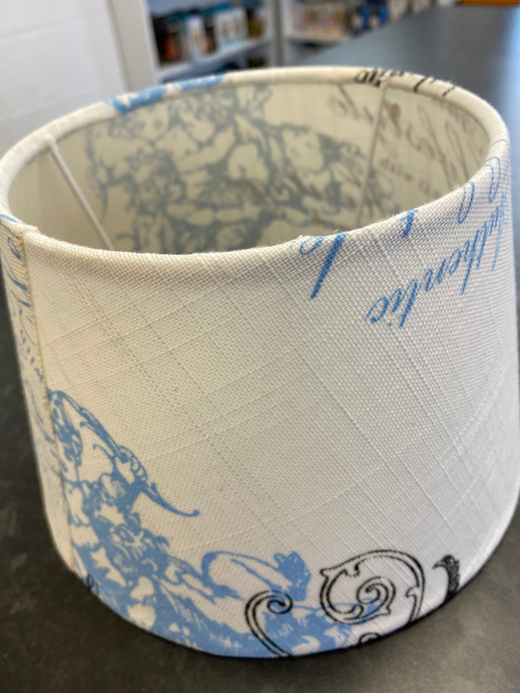 Small 8 inch Shabby Chic Empire Lampshade for Table Lamps