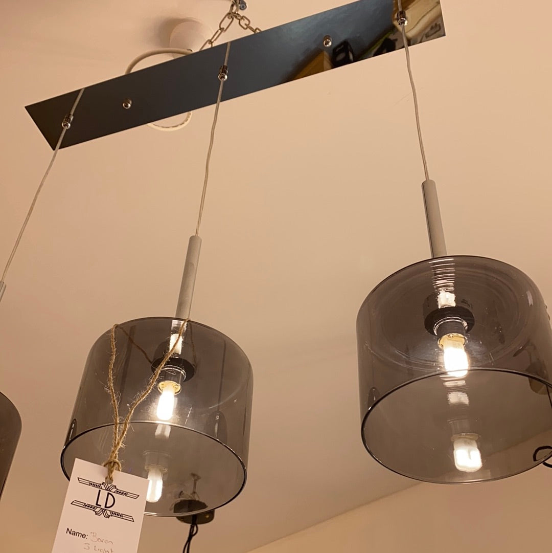 3 Light Baron Multi Pendant Bar