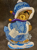 Handmade and Embroidered Bear Shoulder Bag