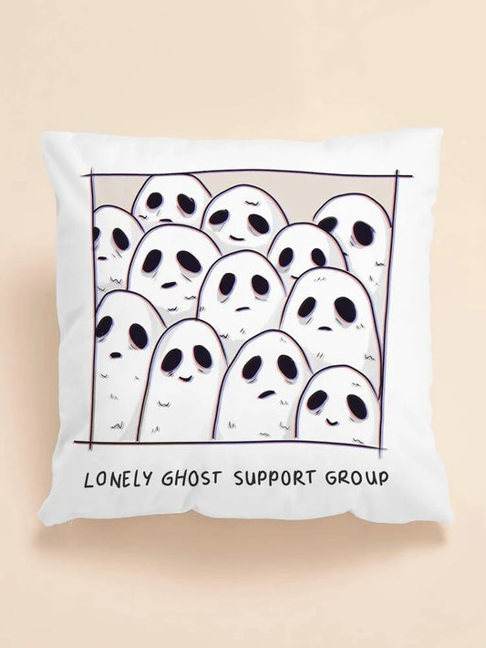 Lonely Ghosts Halloween Cushion