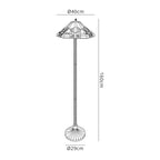 Luminosity Designs - Inca Tiffany Floor Lamp - Luminosity Designs Ltd