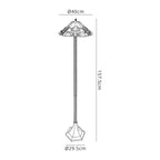 Luminosity Designs - Inca Tiffany Floor Lamp - Luminosity Designs Ltd