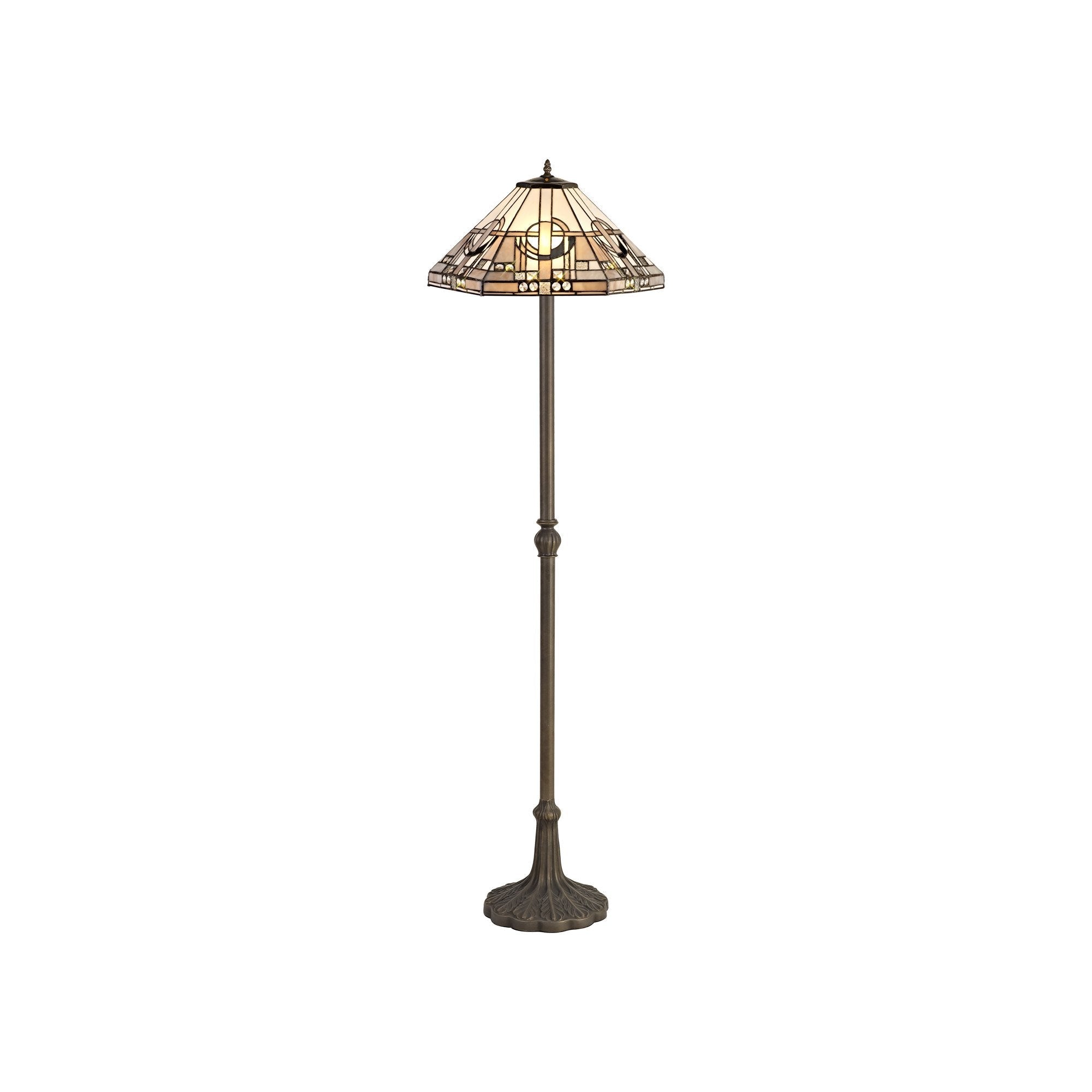 Luminosity Designs - Inca Tiffany Floor Lamp - Luminosity Designs Ltd