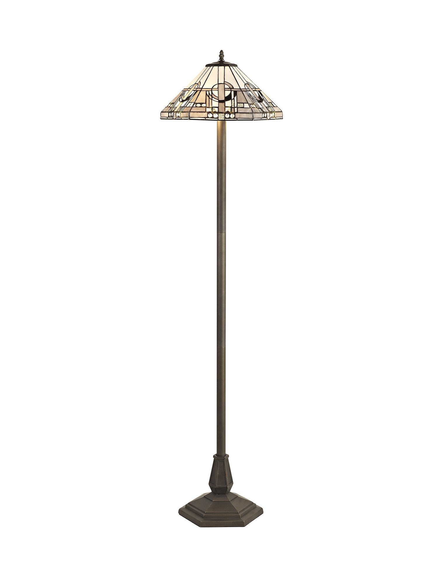Luminosity Designs - Inca Tiffany Floor Lamp - Luminosity Designs Ltd