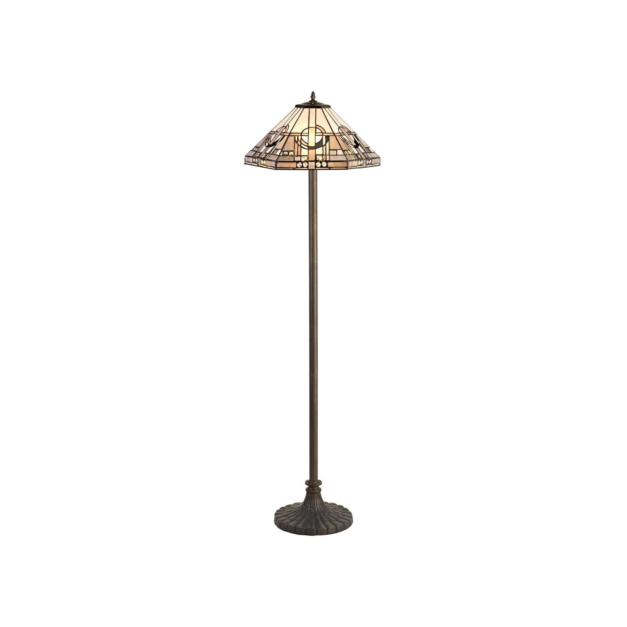 Luminosity Designs - Inca Tiffany Floor Lamp - Luminosity Designs Ltd