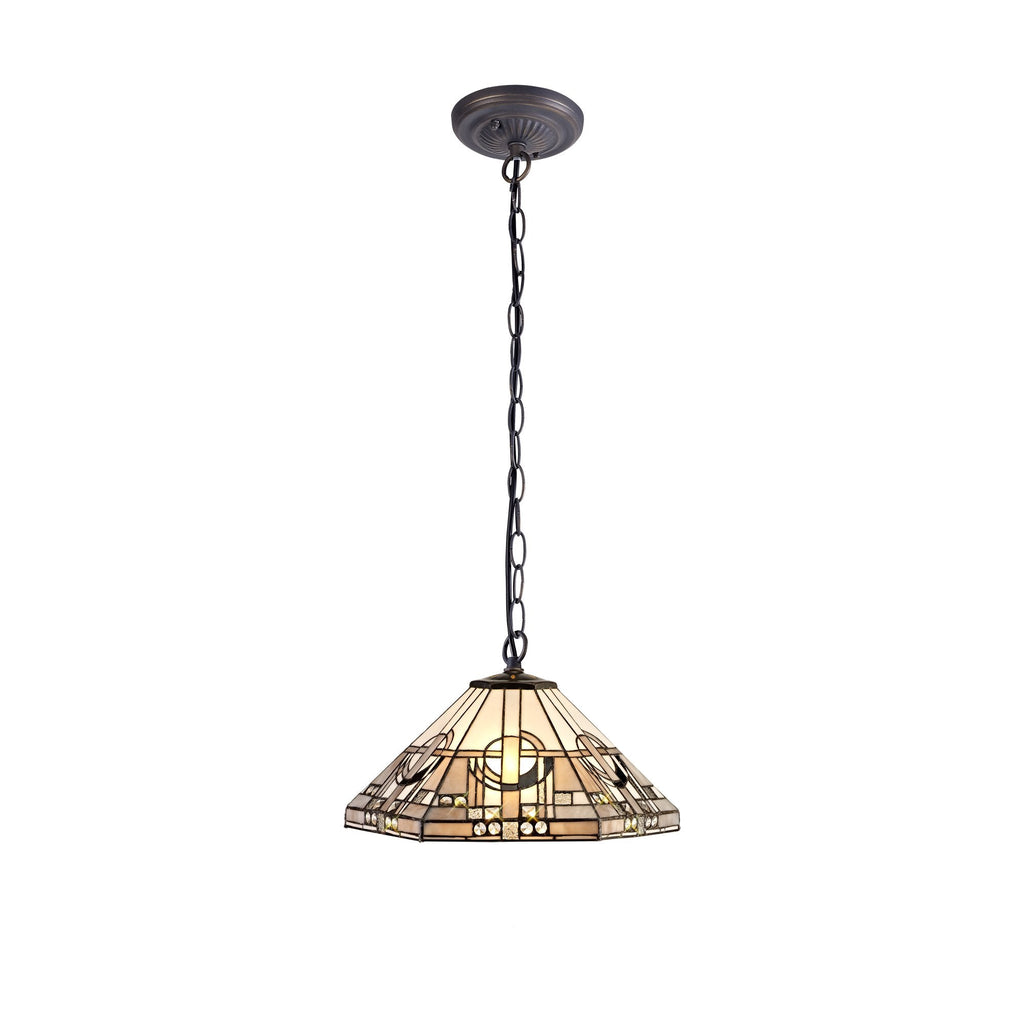 Luminosity Designs - Inca Tiffany Single Pendant - Luminosity Designs Ltd