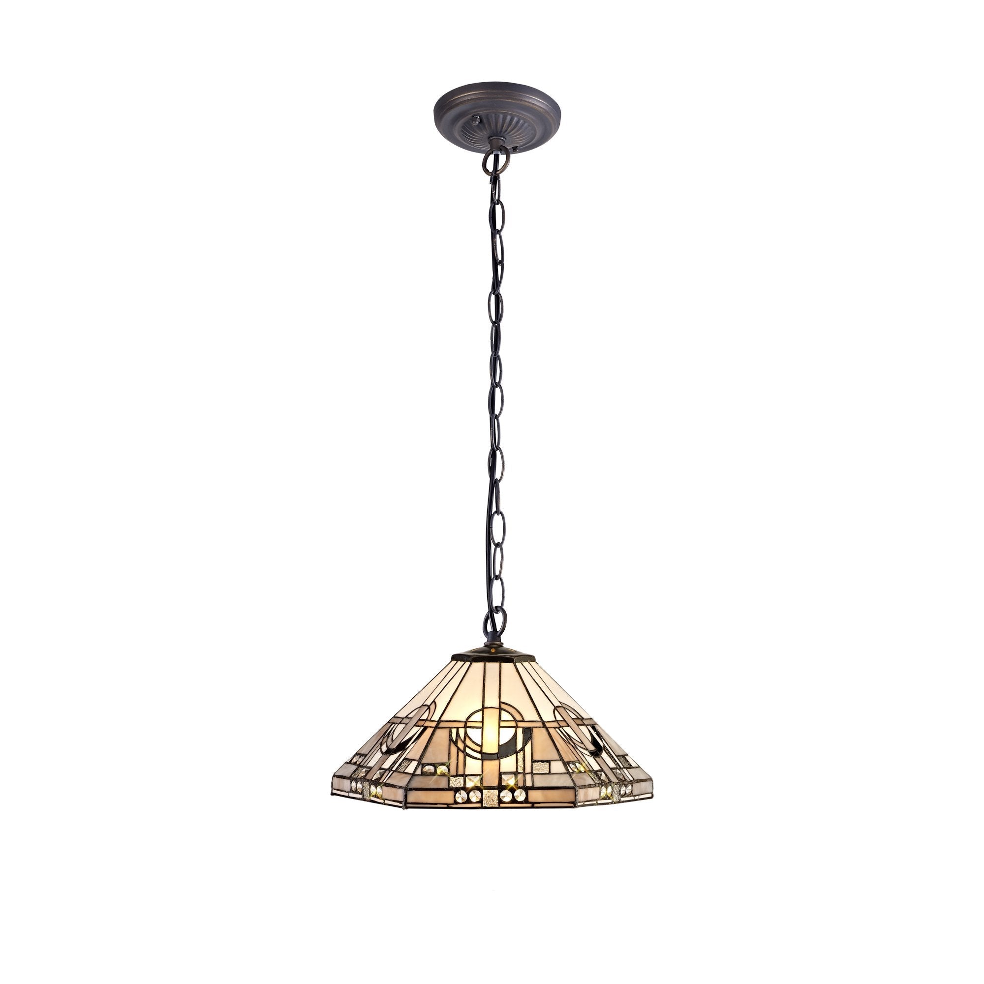 Luminosity Designs - Inca Tiffany Single Pendant - Luminosity Designs Ltd