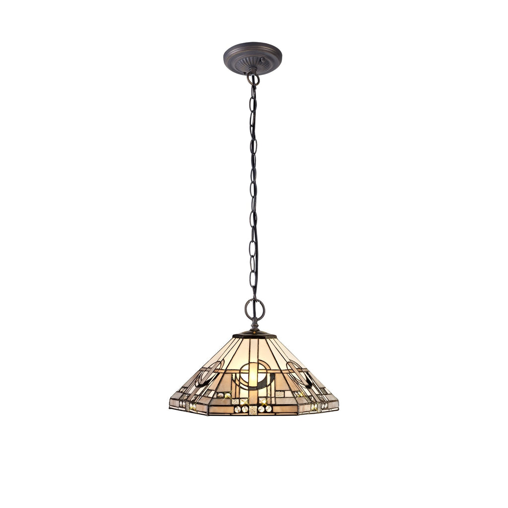 Luminosity Designs - Inca Tiffany Single Pendant - Luminosity Designs Ltd