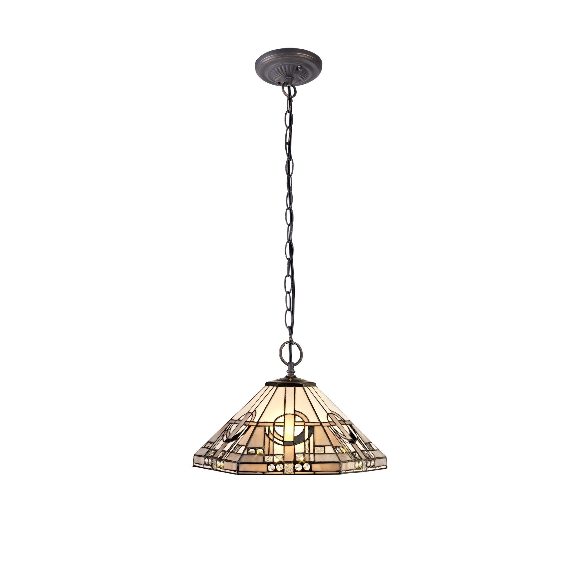 Luminosity Designs - Inca Tiffany Single Pendant - Luminosity Designs Ltd