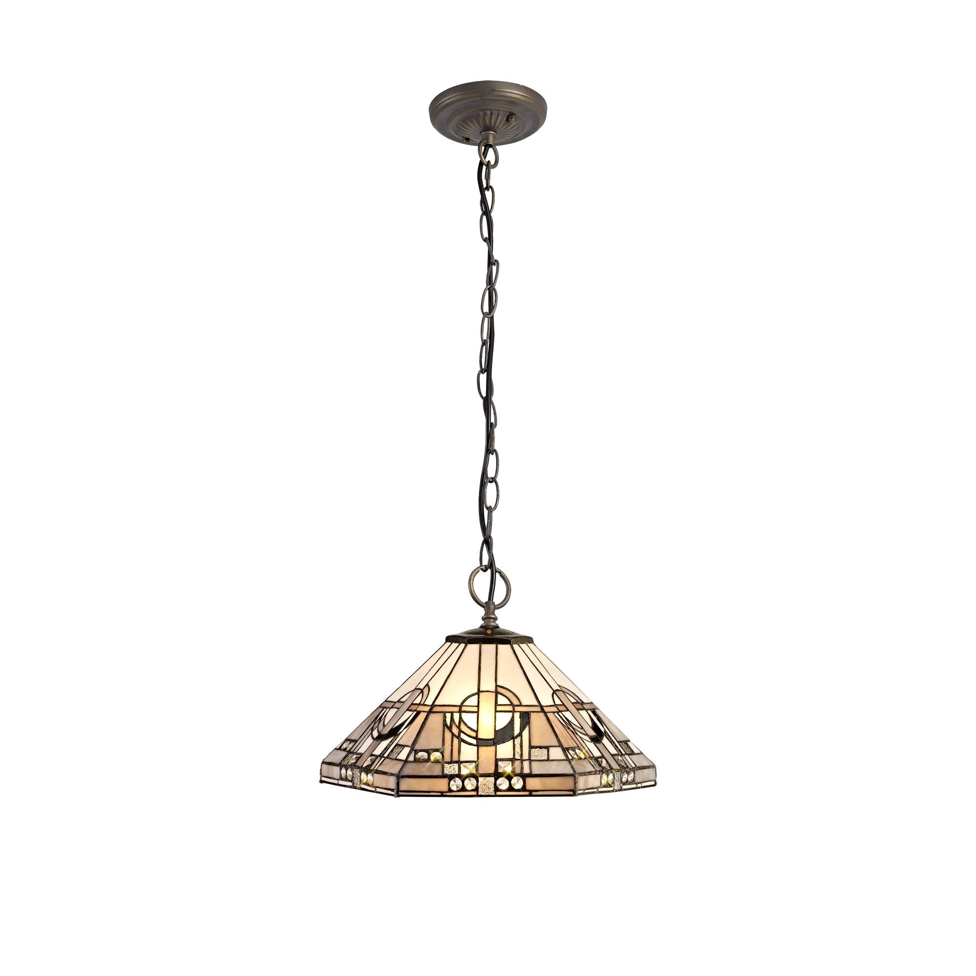 Luminosity Designs - Inca Tiffany Single Pendant - Luminosity Designs Ltd