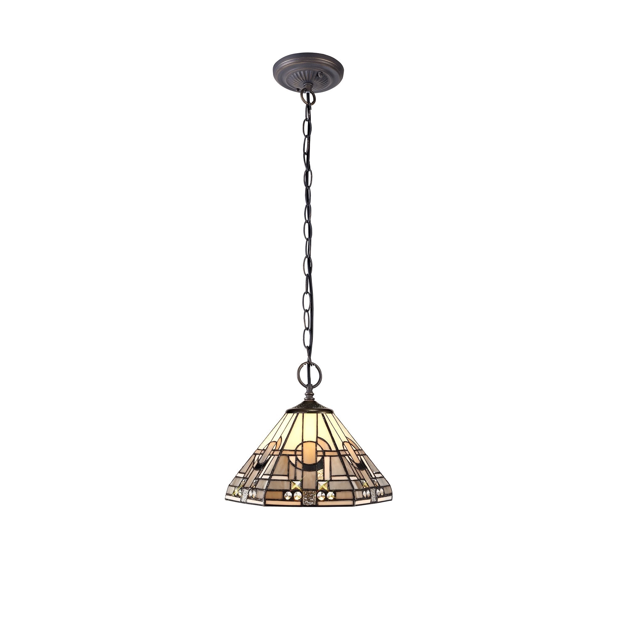 Luminosity Designs - Inca Tiffany Single Pendant - Luminosity Designs Ltd
