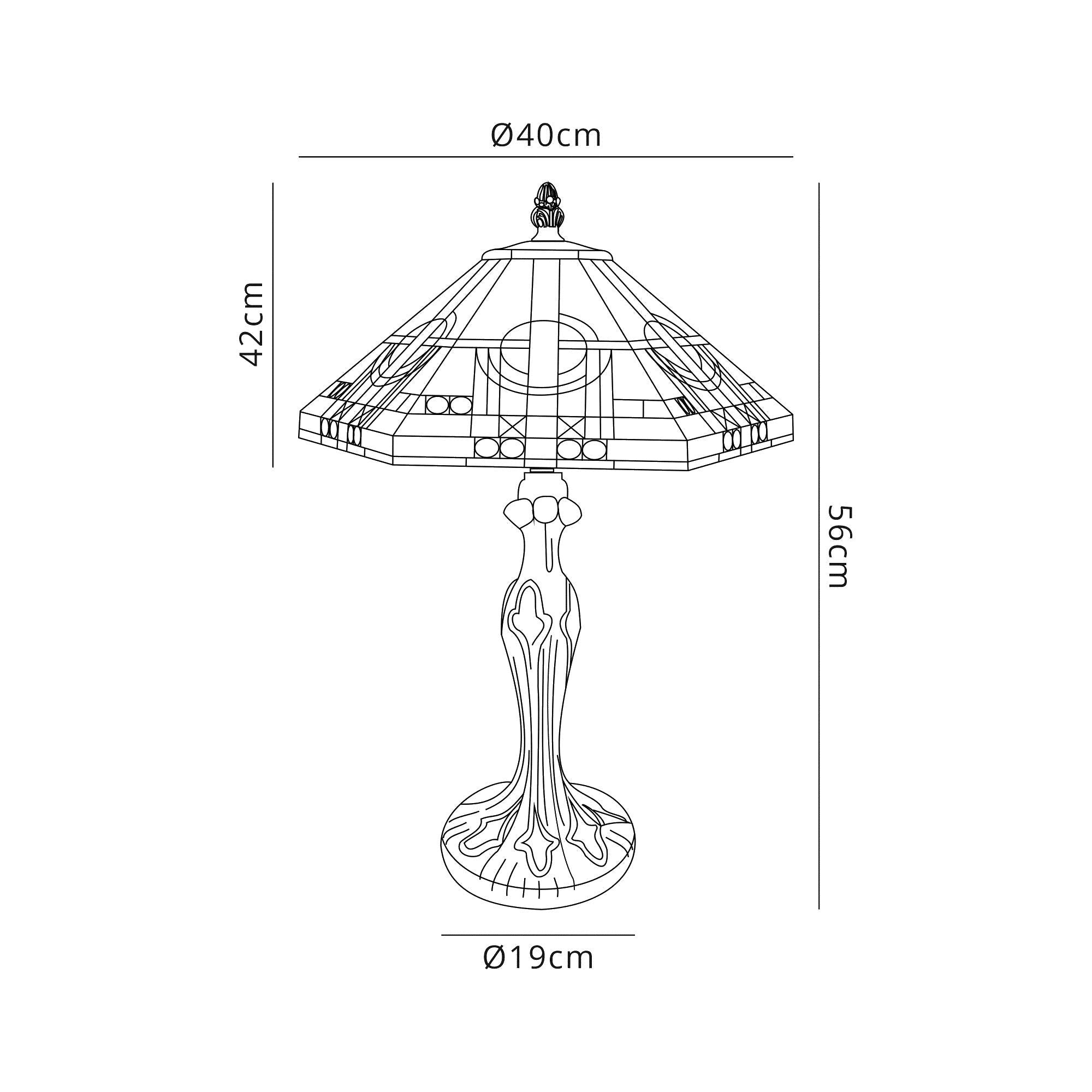 Luminosity Designs - Inca Tiffany Table Lamp - Luminosity Designs Ltd