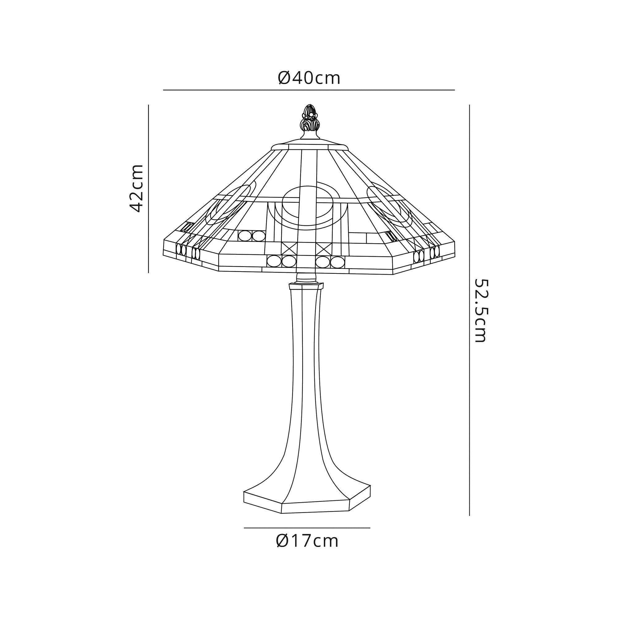 Luminosity Designs - Inca Tiffany Table Lamp - Luminosity Designs Ltd