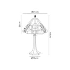 Luminosity Designs - Inca Tiffany Table Lamp - Luminosity Designs Ltd