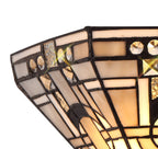 Luminosity Designs - Inca Tiffany Uplighter Pendant - Luminosity Designs Ltd