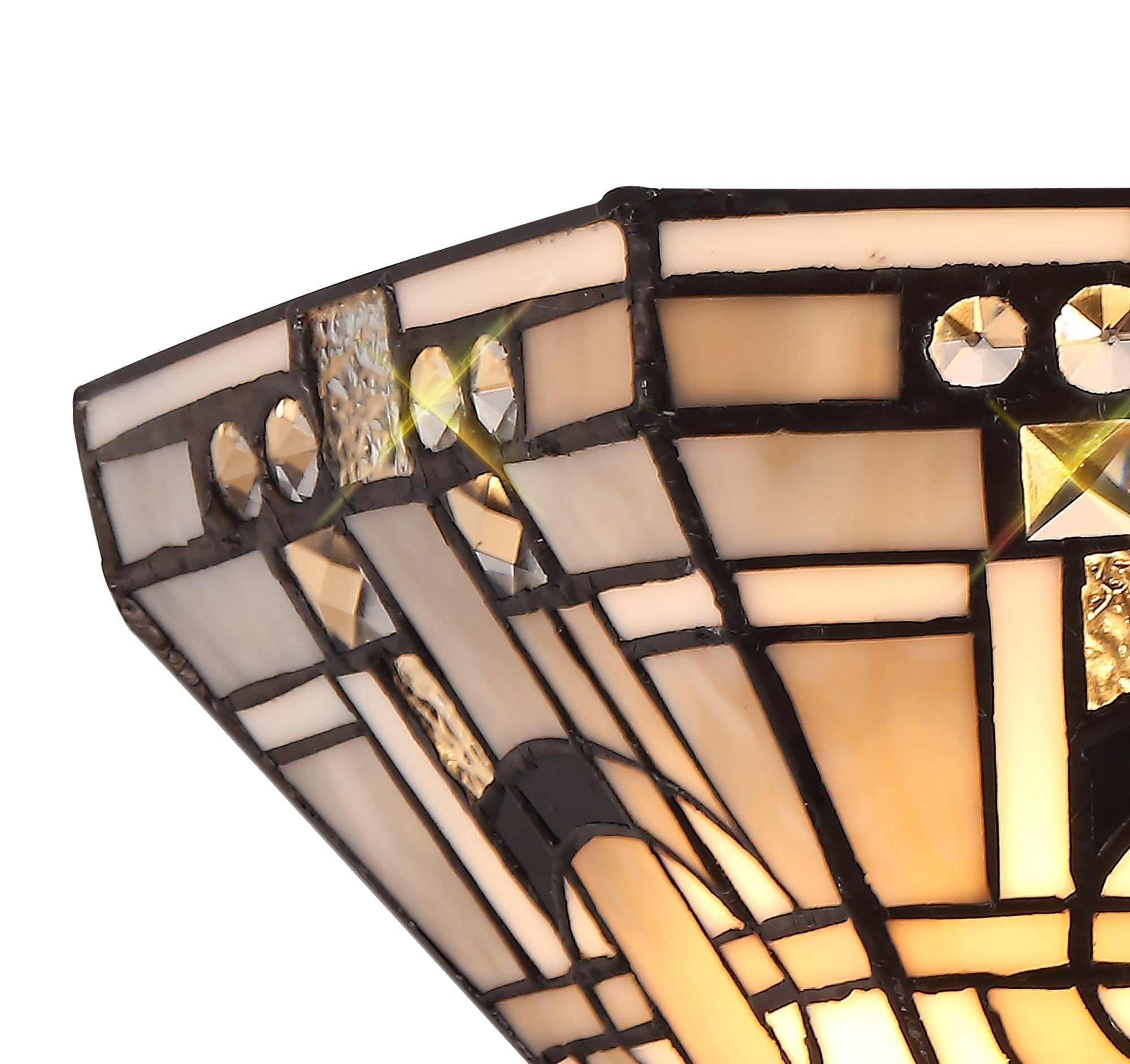 Luminosity Designs - Inca Tiffany Uplighter Pendant - Luminosity Designs Ltd