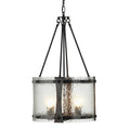 Oaks Lighting - Inger Vintage Style Lantern Pendant Light - Large - Luminosity Designs Ltd
