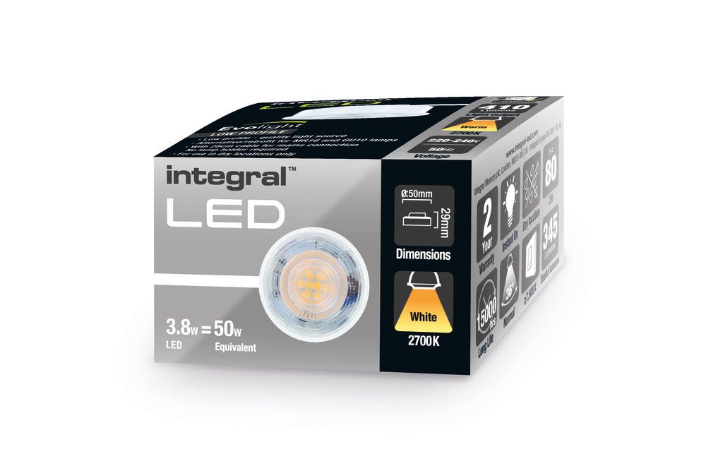 Integral LED - Integral LED Evolight MR16/GU10 Replacement - Luminosity Designs Ltd