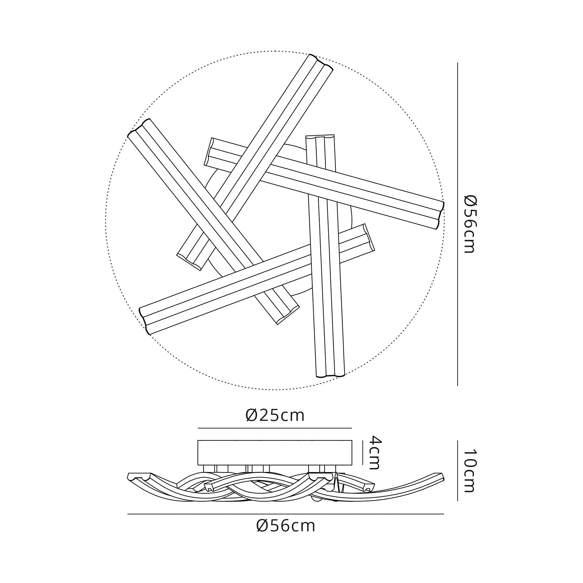 Luminosity Designs - Jazz LED Ceiling Light - Luminosity Designs Ltd