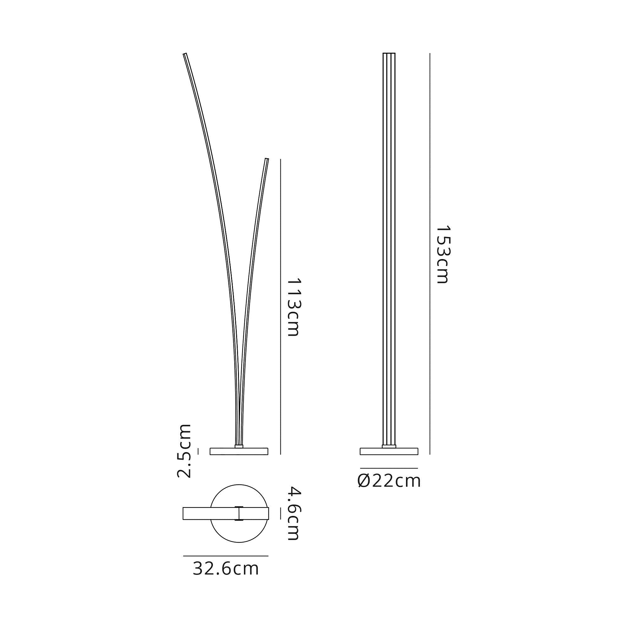 Luminosity Designs - Jazz LED Floor Lamp - Luminosity Designs Ltd