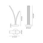 Luminosity Designs - Jazz LED table lamp - Luminosity Designs Ltd