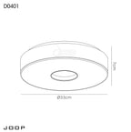 Luminosity Designs - Joop Ceiling Light - Luminosity Designs Ltd