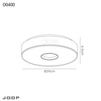 Luminosity Designs - Joop Ceiling Light - Luminosity Designs Ltd