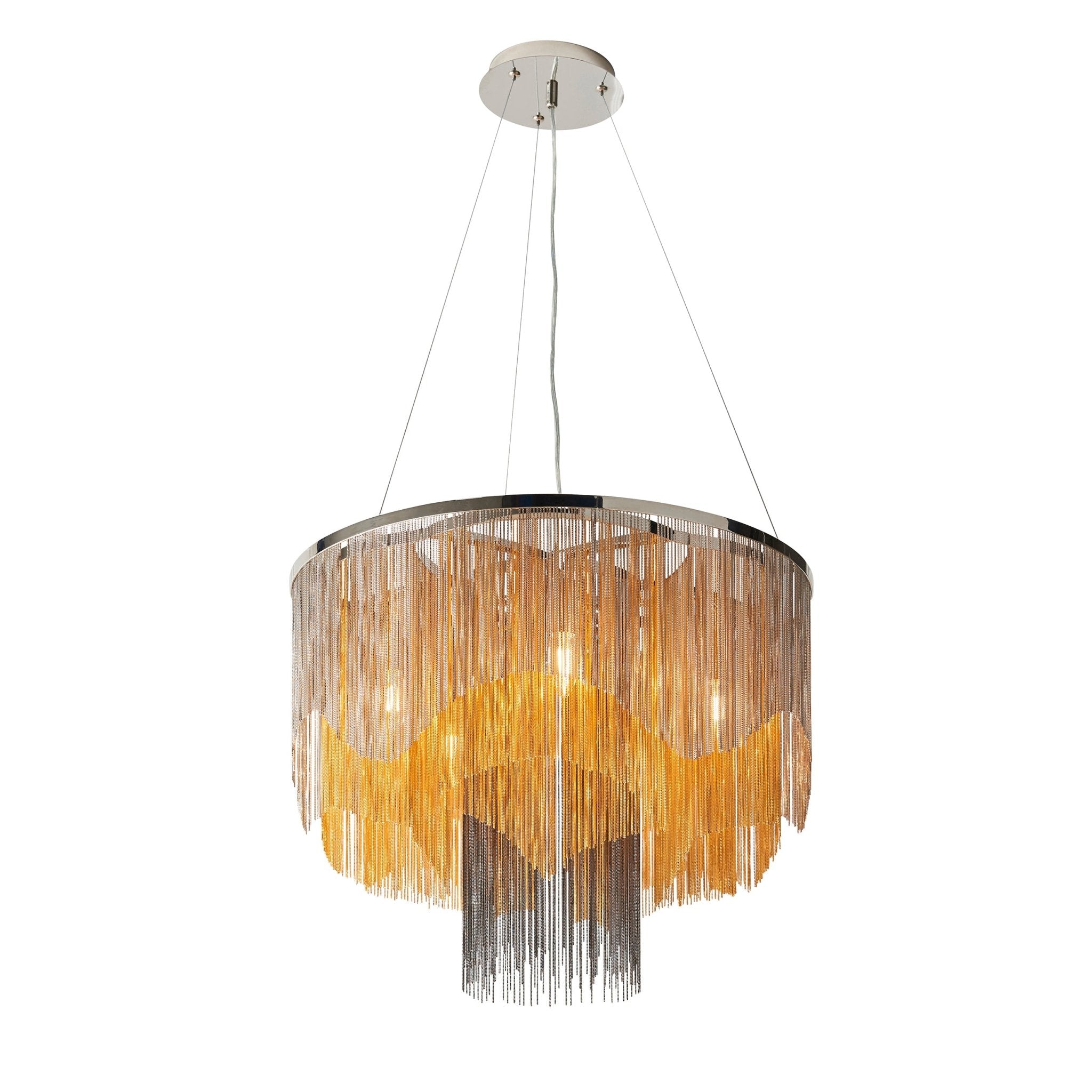 Luminosity Designs - Jules Cascading Chain Pendant - Luminosity Designs Ltd