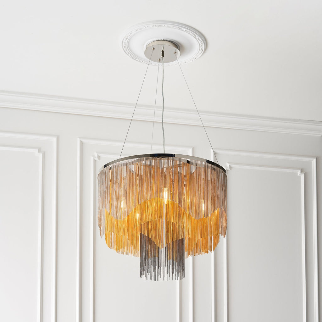 Luminosity Designs - Jules Cascading Chain Pendant - Luminosity Designs Ltd