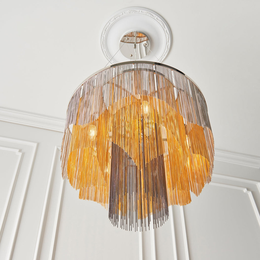 Luminosity Designs - Jules Cascading Chain Pendant - Luminosity Designs Ltd